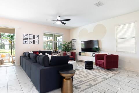 Top Airbnb: Storey Lake•8BR•Fire Pit•Pool•Hot Tub•Game Room in Orlando