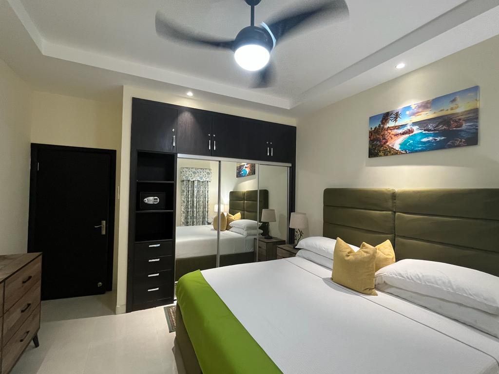 Each bedroom has ample and cozy bedding. You'll find the beds outfitted with soft linens and comfortable, memory foam mattresses, so you can sink into a restful slumber at the end of an adventurous day.