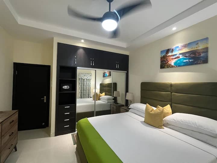 Each bedroom has ample and cozy bedding. You'll find the beds outfitted with soft linens and comfortable, memory foam mattresses, so you can sink into a restful slumber at the end of an adventurous day.