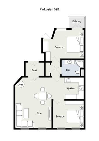 Classical City Central Apartment. 2 Bedroom. gallery image 2