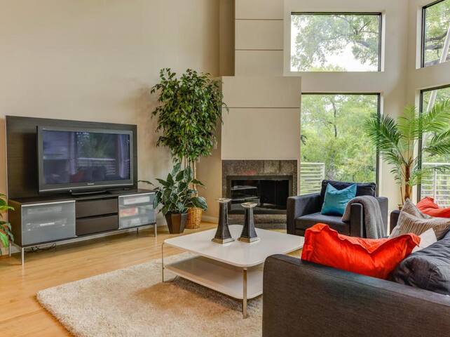 Downtown Contemporary 3-Story Home+Rooftop Deck