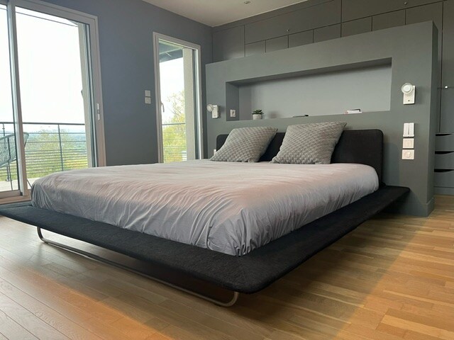 Habitación con cama king size de 180 x 200 cm