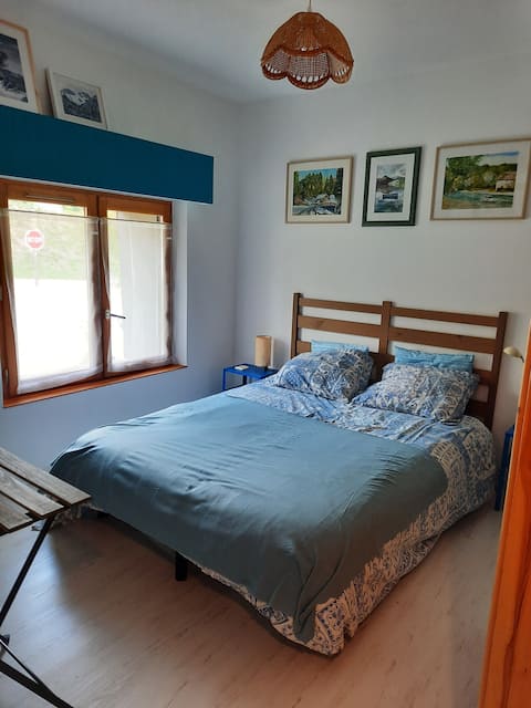 Room in a village house.