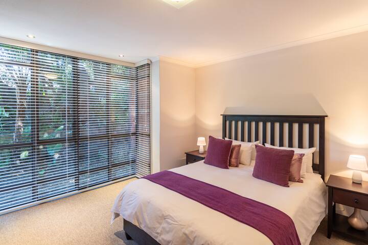 Bedroom 3 with extra length Queen size bed