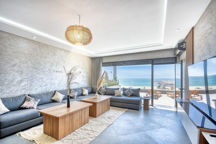 Luxury Seafront Appartement 6-7p - Agadir