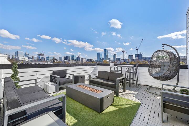 Nashville Modern Near Gulch Rooftop View w/ Garage
