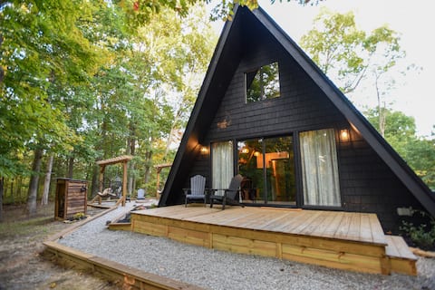 Cabin in the Woods Secluded No Neighbor A-Frame