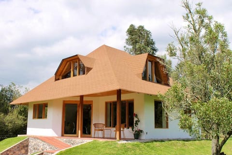 Eco-friendly house at the foot of the volcano