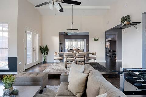 Central Moody Chic 4BR w/ Pool | Grandscape, DFW