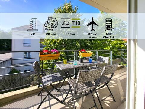 Le Cassis: Peaceful apartment 100 m from T10