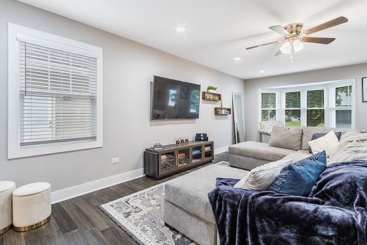 Spacious 4BR Modern Home—Walk to Downtown Geneva!