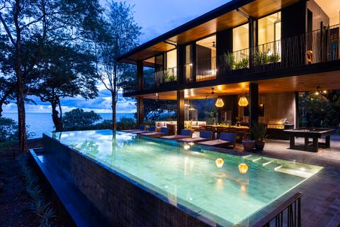 Ocean front Villa with Chef