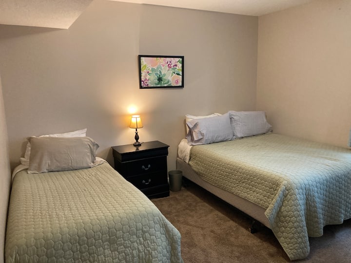 Bedroom 2 of 5: This bedroom has two beds!