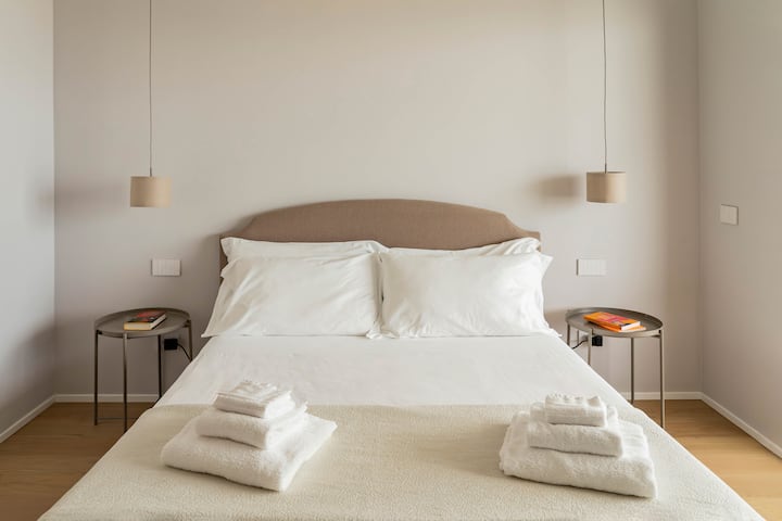 chumba cha kulala chenye mandhari ya kuvutia