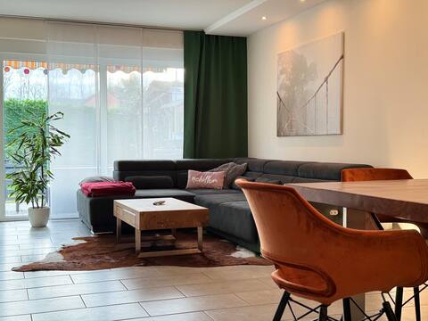 Stylish garden apartment to feel good