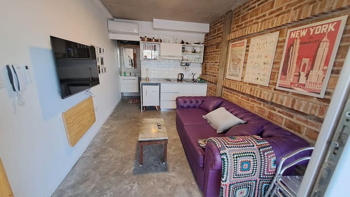 Monoambient with sofacama chester