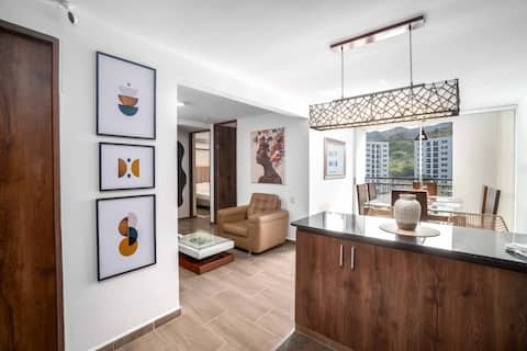 Apt. Via Cali-Yumbo, airs, pool, security.