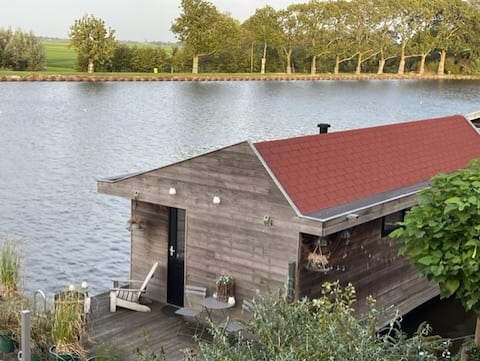 Houseboat with private sauna