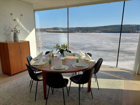 Modern villa with a view, lake plot