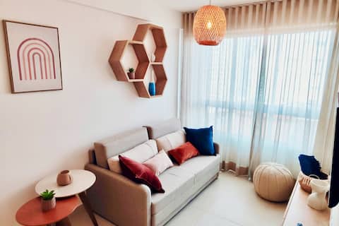 Top Airbnb: Promenade ll - High Standard - 2-Bedroom Apt in Maceió