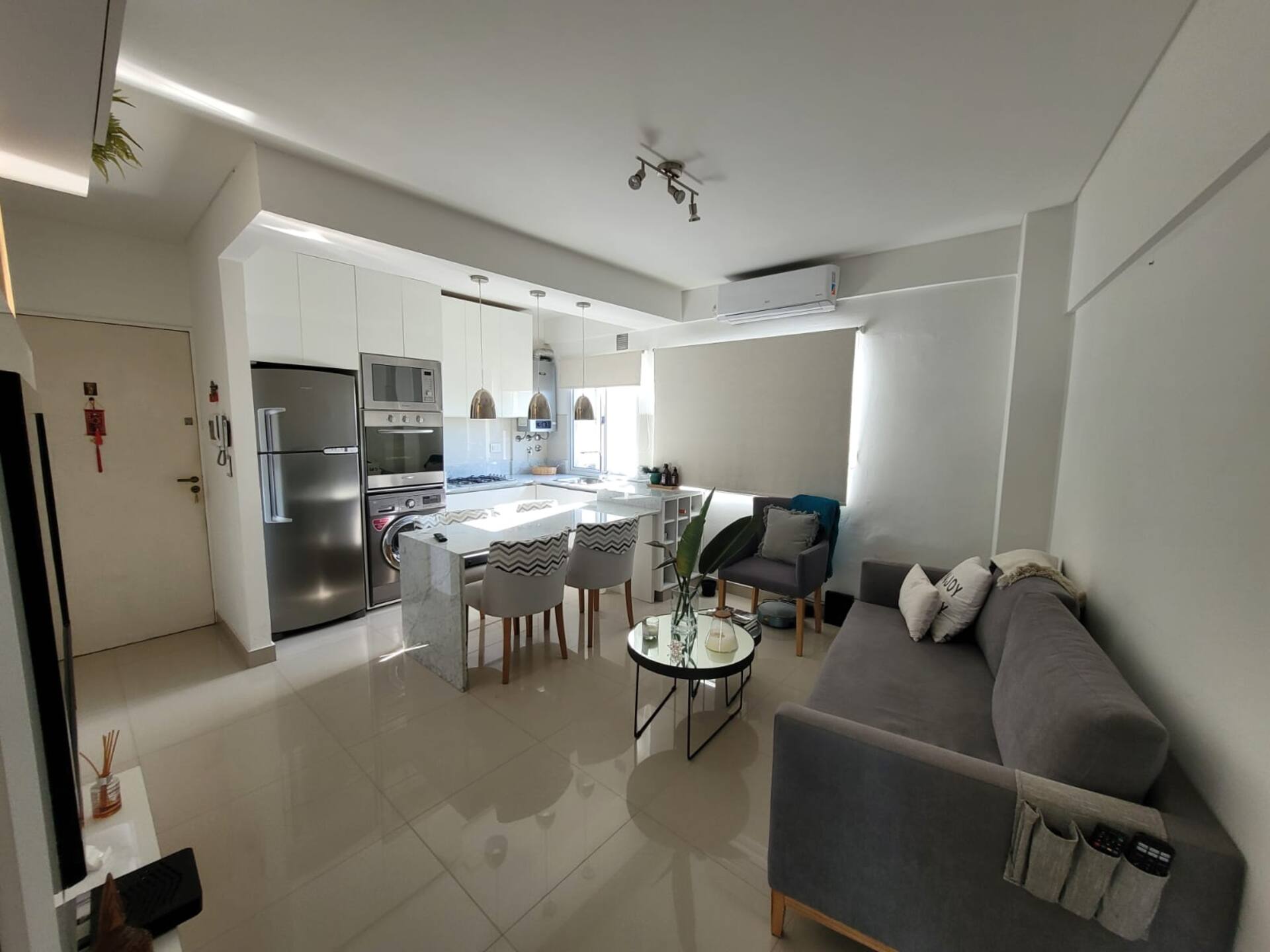 Apartamento de 1 quarto com varanda em Palermo