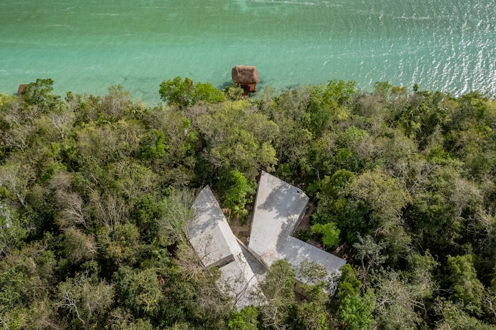 Casa Itzae | Private Dock, facing Laguna Bacalar