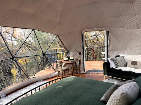 Vacation Time! Rollins Lake Dome, WIFI & AC