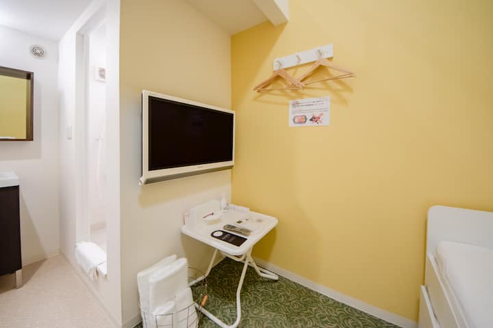 The interior of the room.