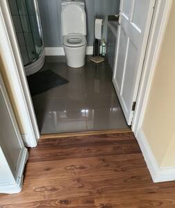 wide bathroom door