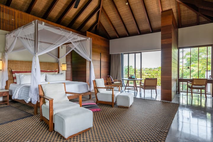 マスターヴィラの寝室 