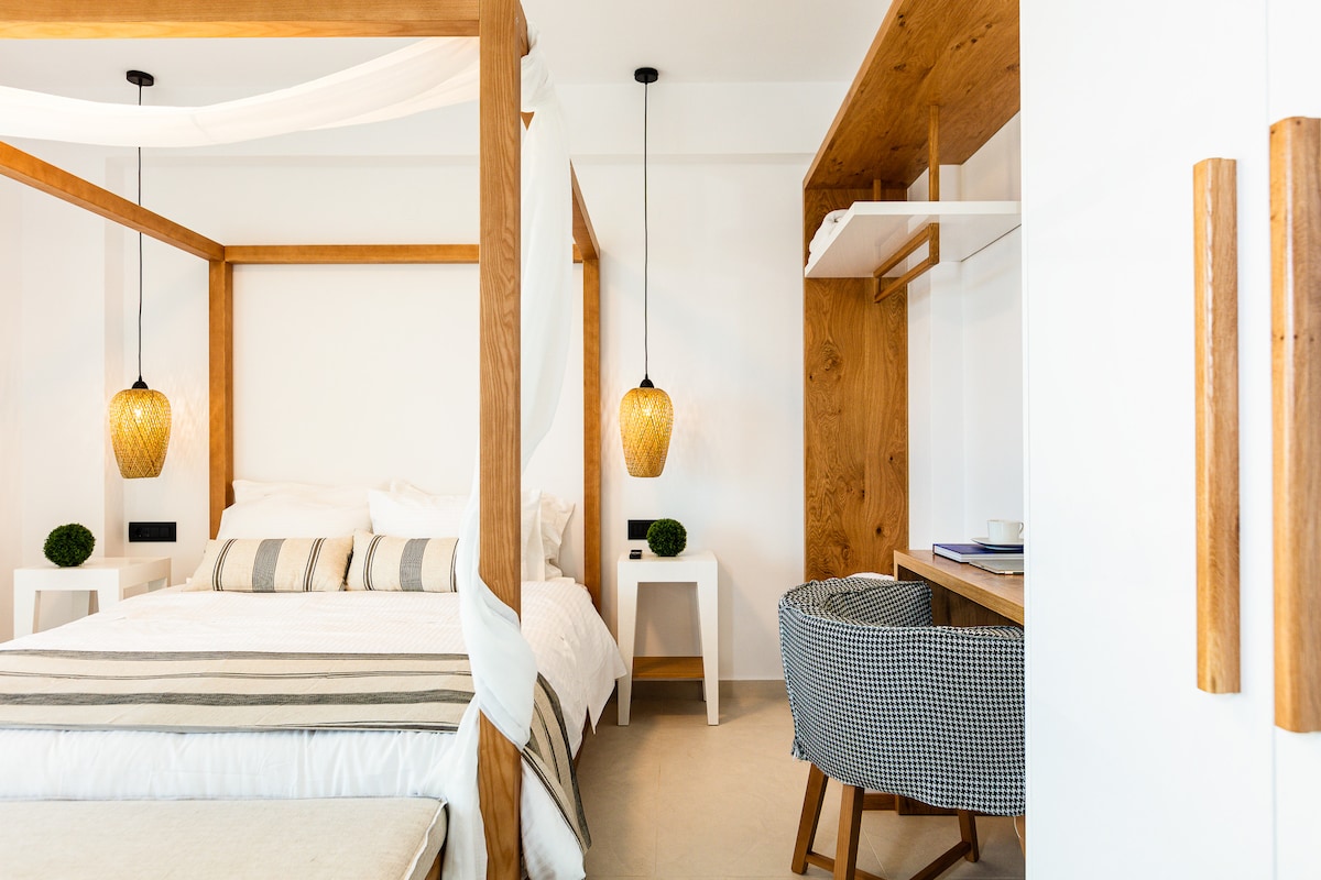 Dormitorio del edificio izquierdo en el primer piso