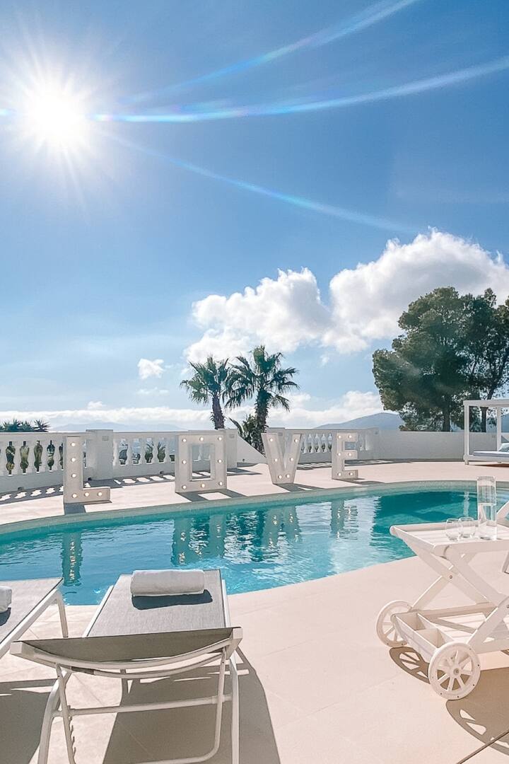 Stylish Luxe | Sea & Sunset View | Pool | Bar - Ibiza