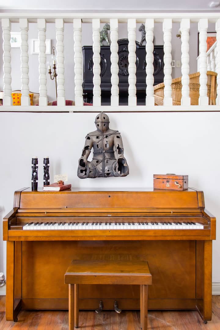 Another piano. We love music.