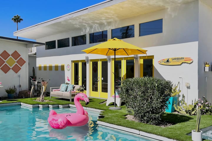 Relax Poolside at a Colorful Oasis with a Dreamy Desert Vibe