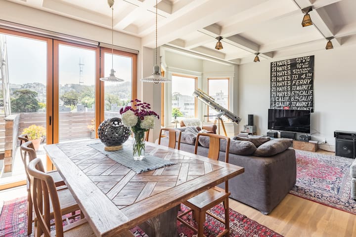 Gorgeous Serenity in the City with Views near Haight Ashbury Golden Gate Park