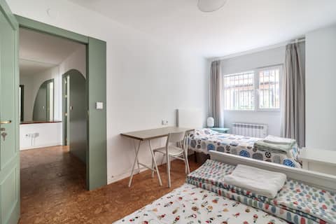 Private Room with Two Individual Beds