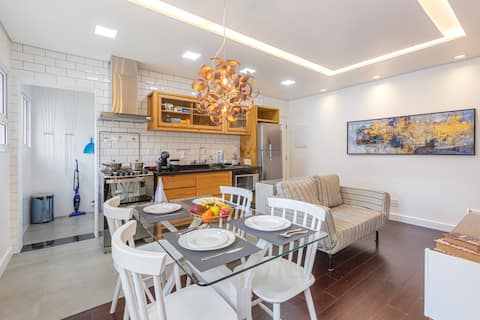 Avenida Paulista with AC, fast internet, TV