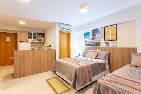 Flat with Esplanade view, netflix and best location.