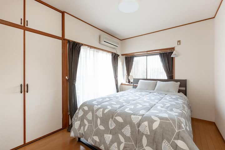 Double(140*200) European bed in western room on 2nd floor