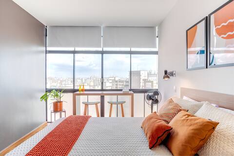 Vista Fantástica no Copan ✨ Cama Queen