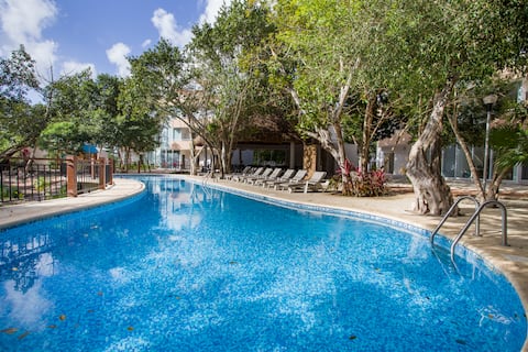 Popular Airbnb listing: Beautiful apartment in Puerto Morelos with Wi-Fi in Villas Ii