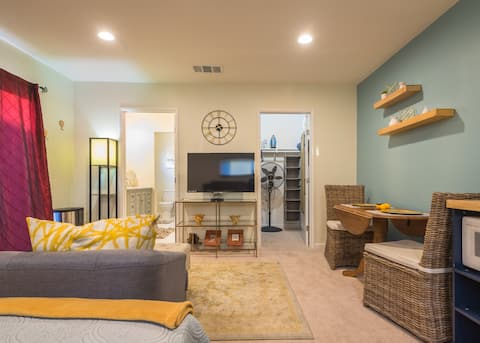 Popular Airbnb listing: A’s Sunset View gated private studio in Westside South Central
