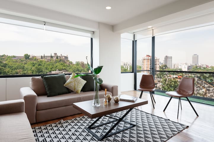 Astonishing 180 degree view Green Corner CDMX !!!