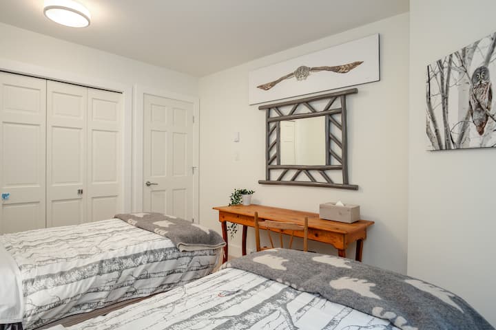 Tretia spálňa poskytuje flexibilné usporiadanie lôžok a útulné útočisko pre všetky vekové kategórie.