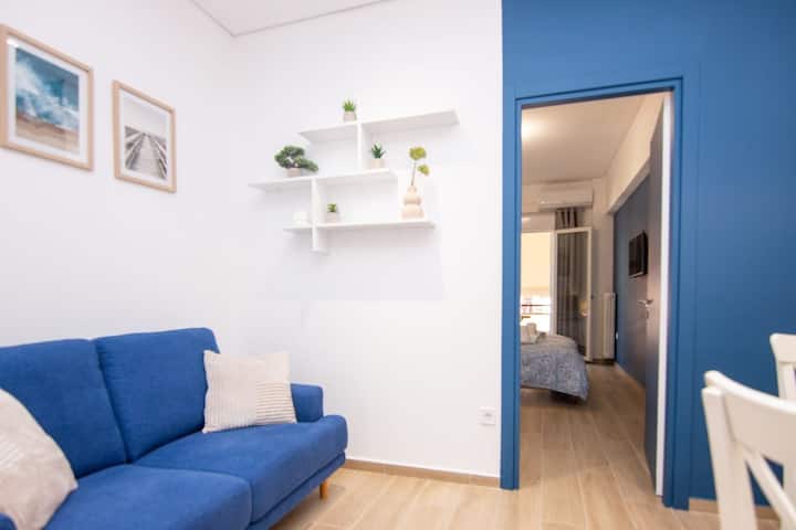 Sweet 2 Bedroom Apartment In Greek Colors - Athens