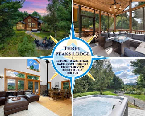 Whiteface Views, Hot Tub, Game Room, Dog Friendly