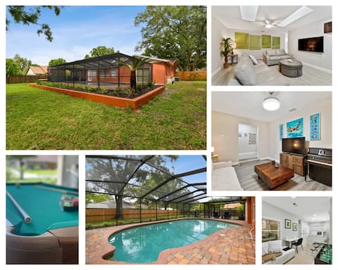 Red Royalty Pool, King Bed, Yard