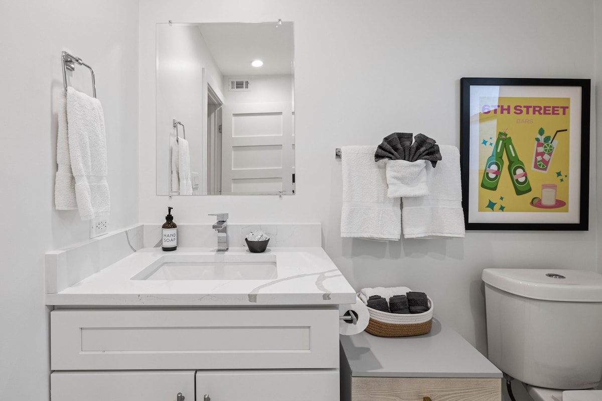 Newly Remodeled Modern Gem | Cozy + Central + Chic