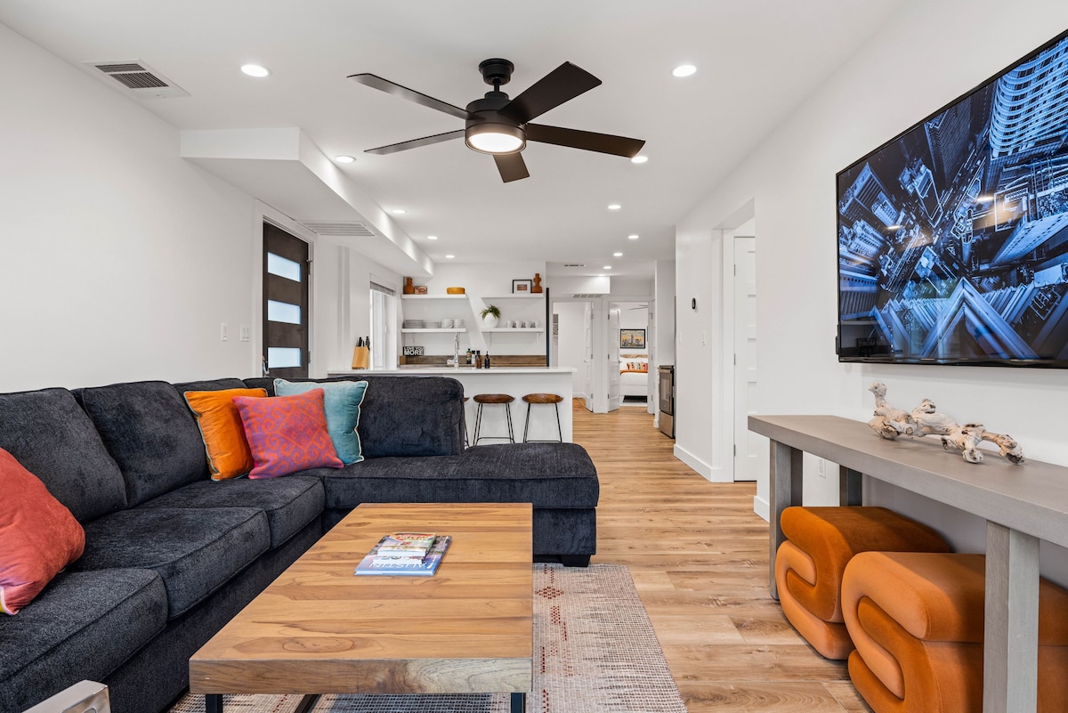 Newly Remodeled Modern Gem | Cozy + Central + Chic