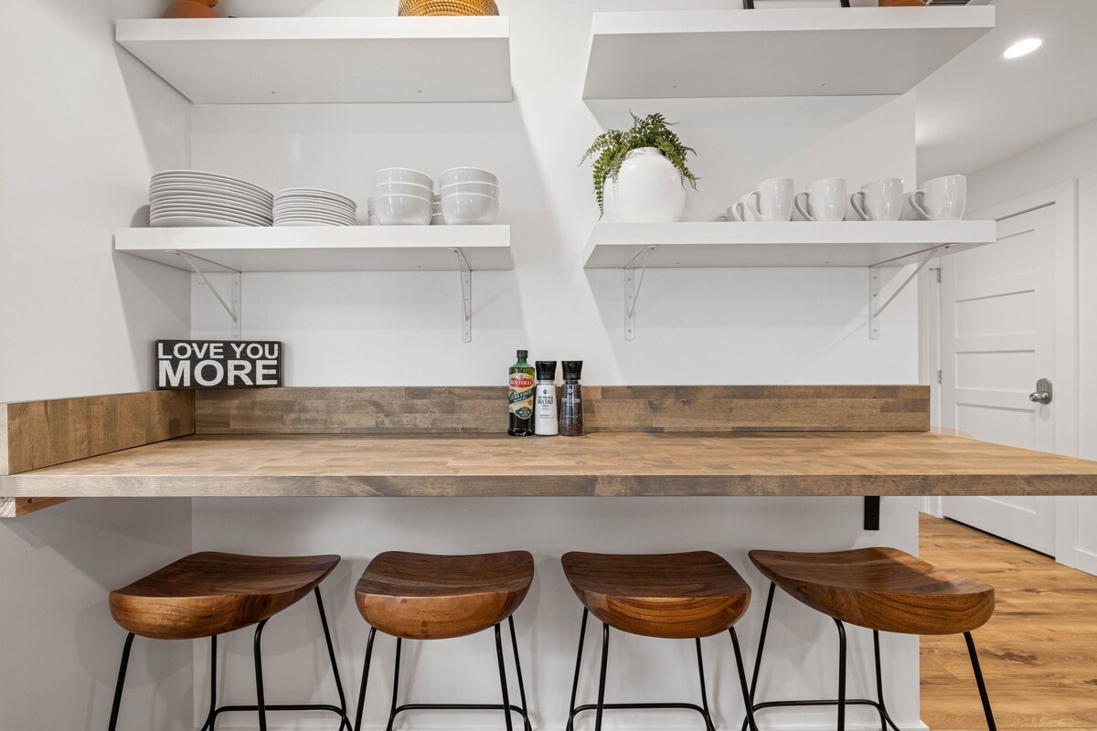 Newly Remodeled Modern Gem | Cozy + Central + Chic